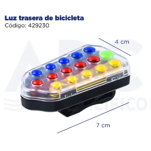 [429230] Luz trasera de bicicleta