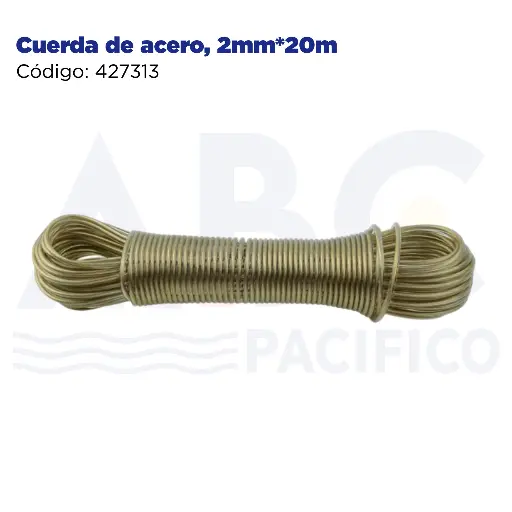 [427313] Cuerda de acero, 2mm*20m