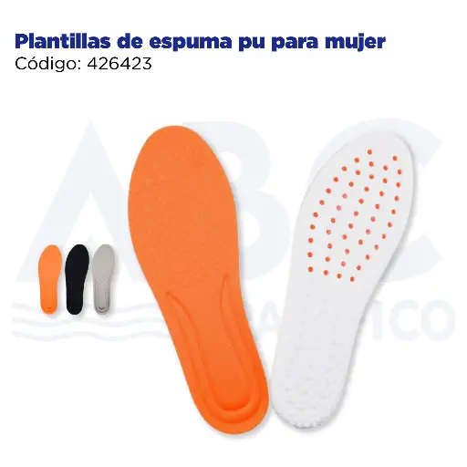 [426423] Plantillas de espuma pu para mujer