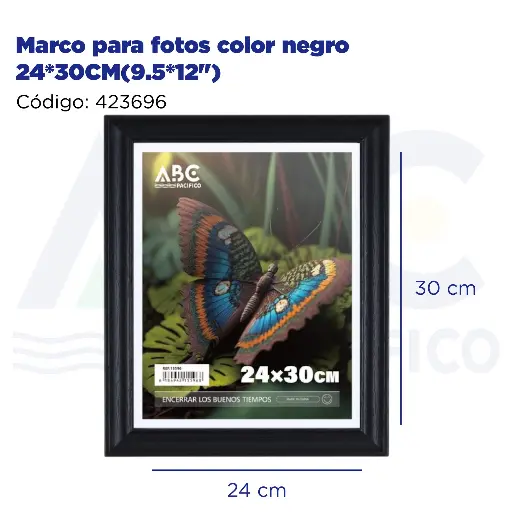 [423696] Marco para fotos color negro 24*30CM(9.5*12")