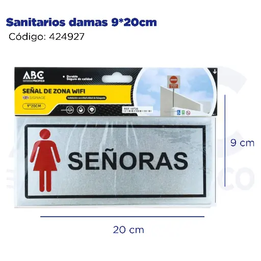 [424927] Sanitarios damas  9*20cm