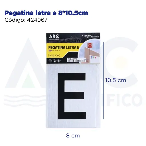 [424967] Pegatina letra e  8*10.5cm