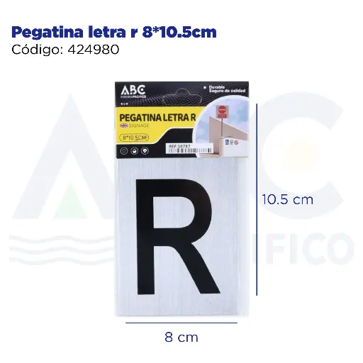 [424980] Pegatina letra r  8*10.5cm