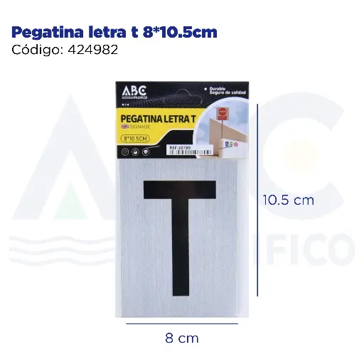 [424982] Pegatina letra t  8*10.5cm