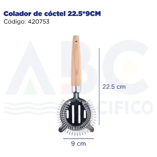 [420753] Colador de cóctel 22.5*9CM