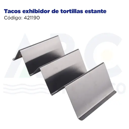 [421190] Tacos exhibidor de tortillas estante 
