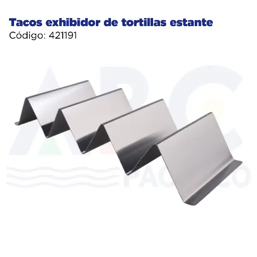 [421191] Tacos exhibidor de tortillas estante 