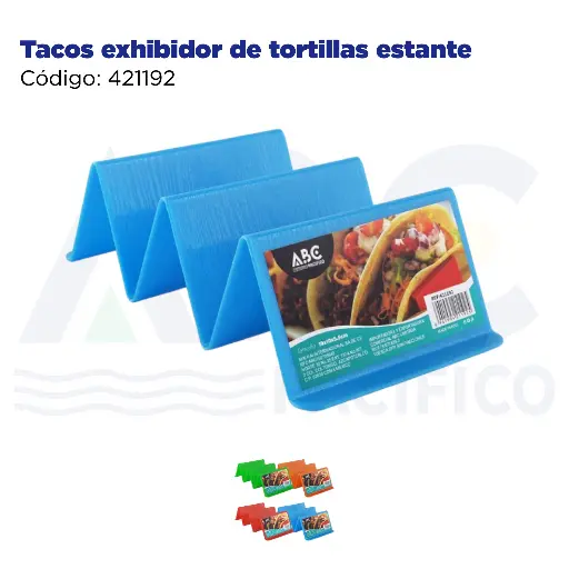 [421192] Tacos exhibidor de tortillas estante 