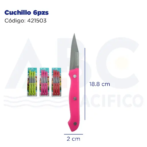 [421503] Cuchillo 6pzs