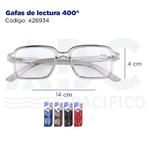 [426934] Gafas de lectura 400°
