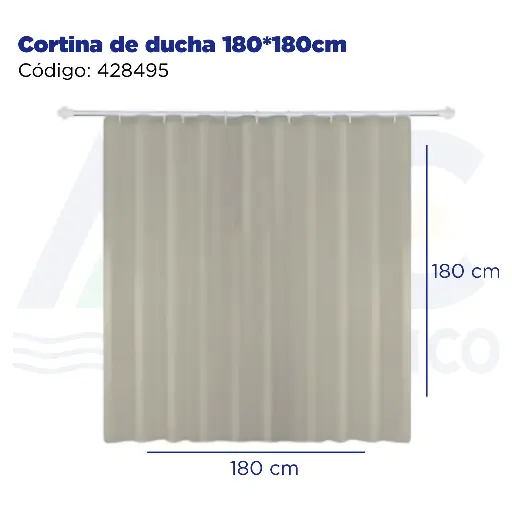 [428495] Cortina de ducha 180*180cm