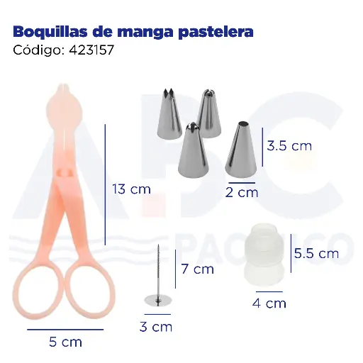 [423157] Boquillas de manga pastelera