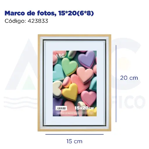 [423833] Marco de fotos, 15*20cm (6*8")