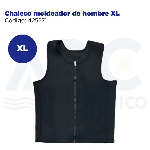 [425571] Chaleco moldeador de hombre XL
