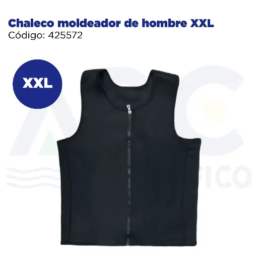 [425572] Chaleco moldeador de hombre XXL
