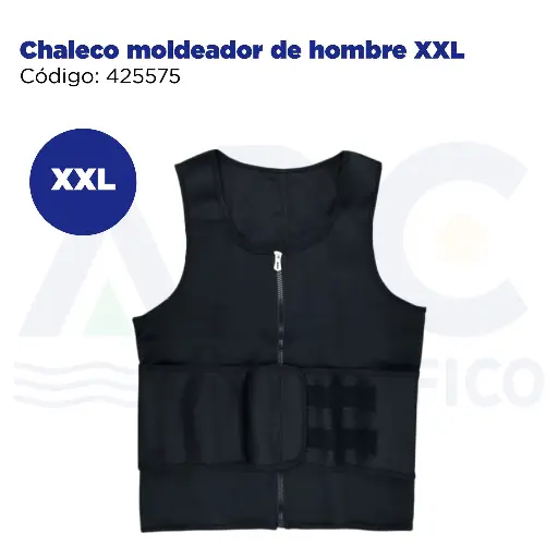 [425575] Chaleco moldeador de hombre XXL