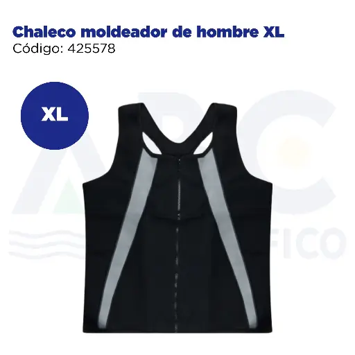 [425578] Chaleco moldeador de hombre XL