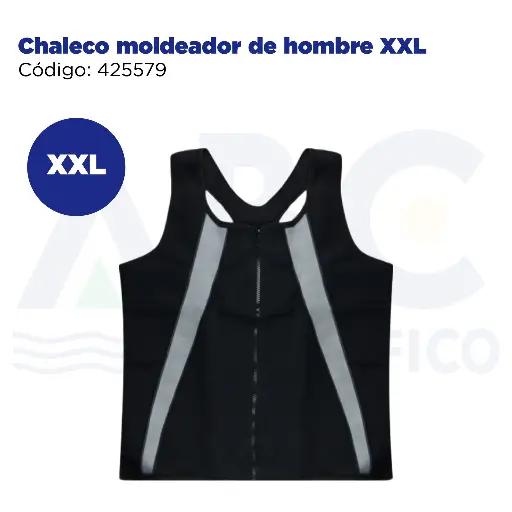 [425579] Chaleco moldeador de hombre XXL