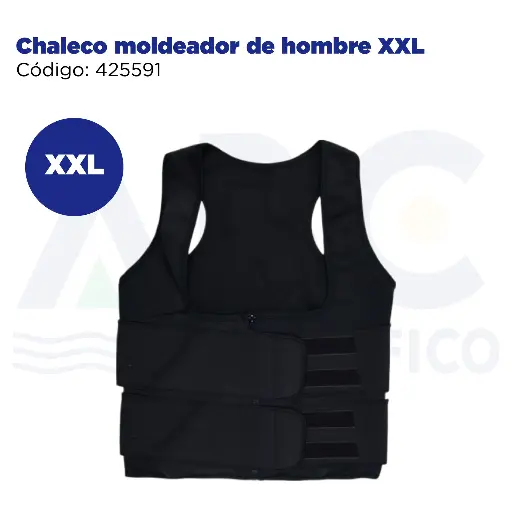 [425591] Chaleco moldeador de hombre XXL