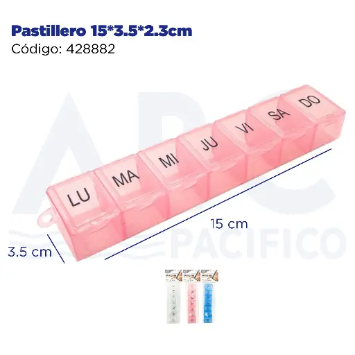 [428882] Pastillero 15*3.5*2.3cm