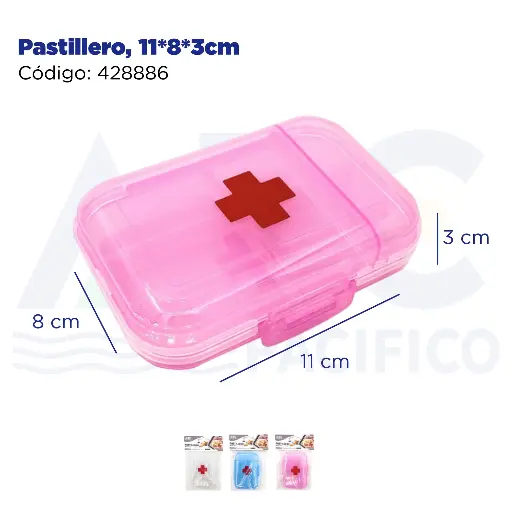 [428886] Pastillero, 11*8*3cm