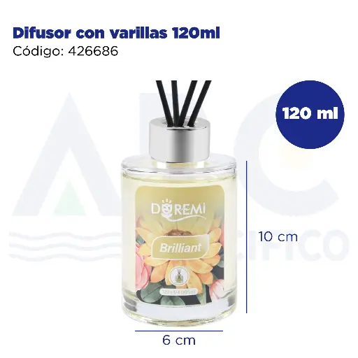 [426686] Difusor con varillas 120ml