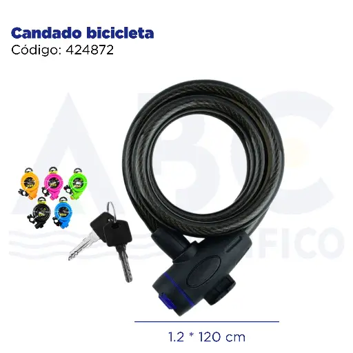 [424872] Candado bicicleta