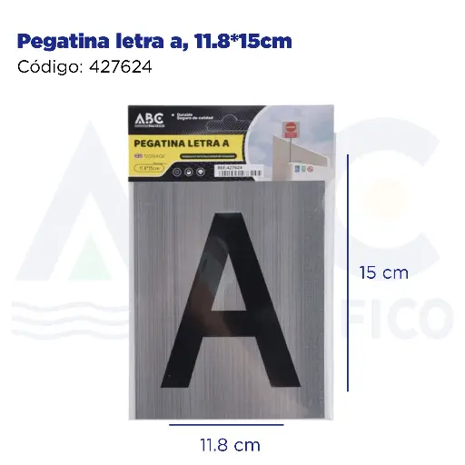 [427624] Pegatina letra a, 11.8*15cm