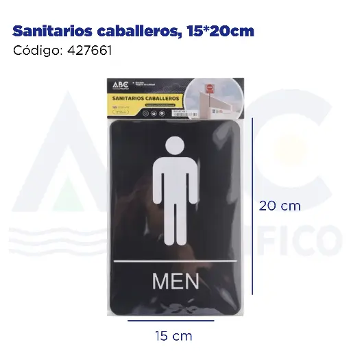 [427661] Sanitarios caballeros, 15*20cm