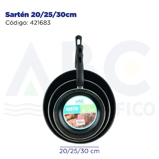 [421683] Sartén  20/25/30cm