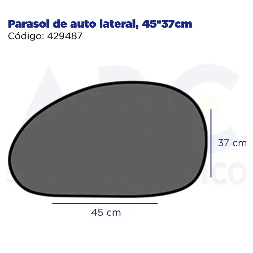 [429487] Parasol de auto lateral, 45*37cm