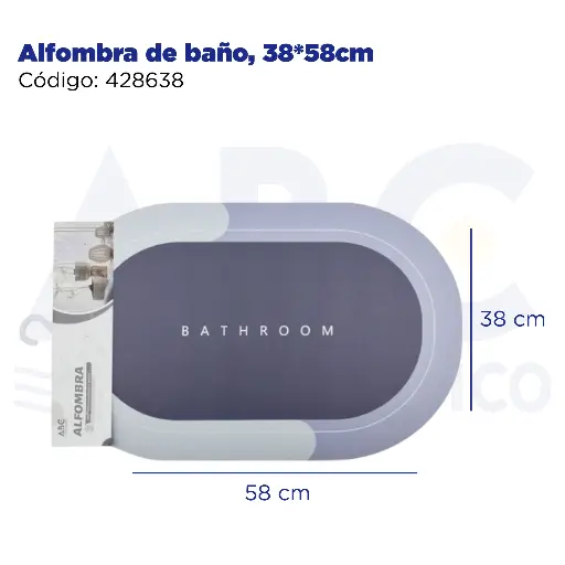 [428638] Alfombra de baño, 38*58cm