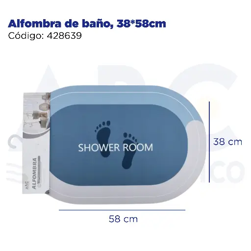 [428639] Alfombra de baño, 38*58cm
