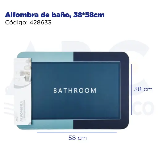 [428633] Alfombra de baño, 38*58cm