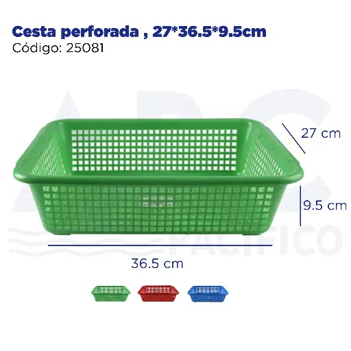 [25081] Cesta perforada , 27*36.5*9.5cm