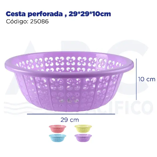 [25086] Cesta perforada , 29*29*10cm