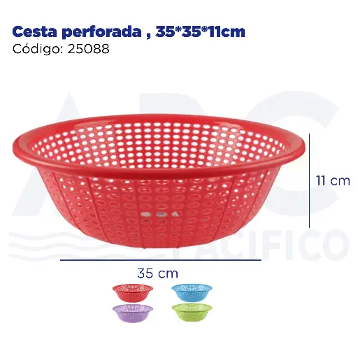 [25088] Cesta perforada , 35*35*11cm