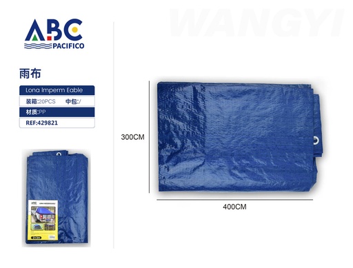 [429821] Lona impermeable , 3*4m