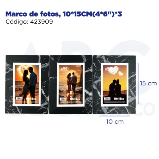 [423909] Marco de fotos, 10*15CM(4*6")*3