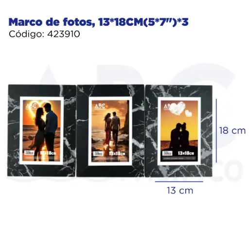 [423910] Marco de fotos, 13*18CM(5*7")*3