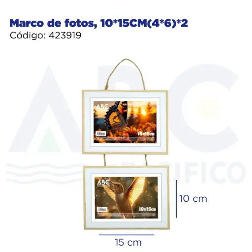 [423919] Marco de fotos, 10*15CM(4*6)*2