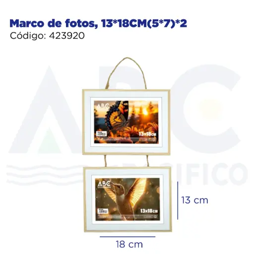 [423920] Marco de fotos, 13*18CM(5*7)*2