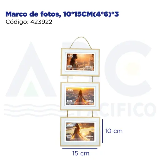 [423922] Marco de fotos, 10*15CM(4*6)*3
