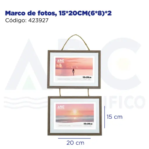 [423927] Marco de fotos, 15*20CM(6*8)*2