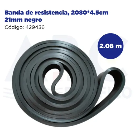 [429436] Banda de resistencia, 2080*4.5cm 21mm negro
