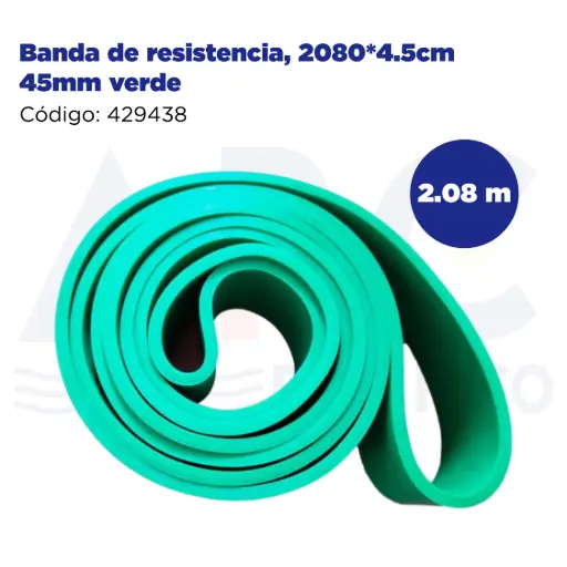 [429438] Banda de resistencia, 2080*4.5cm 45mm verde