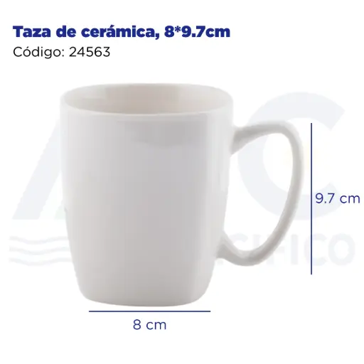 [24563] Taza de cerámica, 8*9.7cm