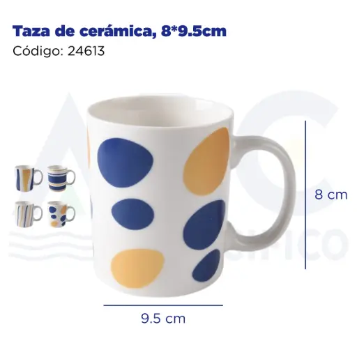 [24613] Taza de cerámica, 8*9.5cm