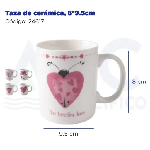 [24617] Taza de cerámica, 8*9.5cm