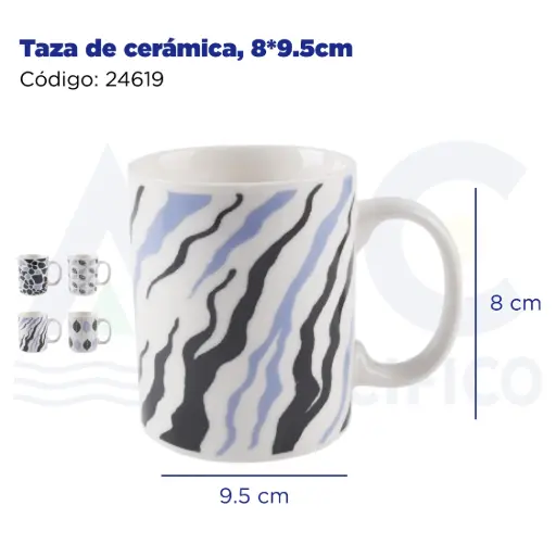 [24619] Taza de cerámica, 8*9.5cm